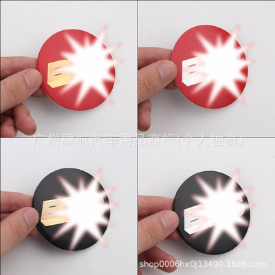 Suitable for car customization, BBS logo modification, center aluminum logo, wheel hub cap logo sticker, 60/70mm resin logo sticker