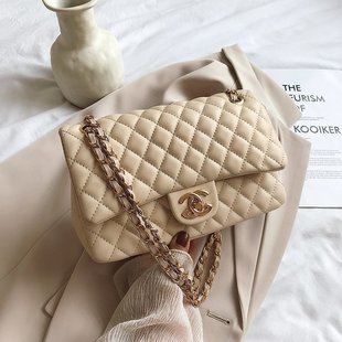 (Cross-border trading), fashionable universal shoulder bag, elegant one-shoulder bag with diamond pattern, city style, chain bag