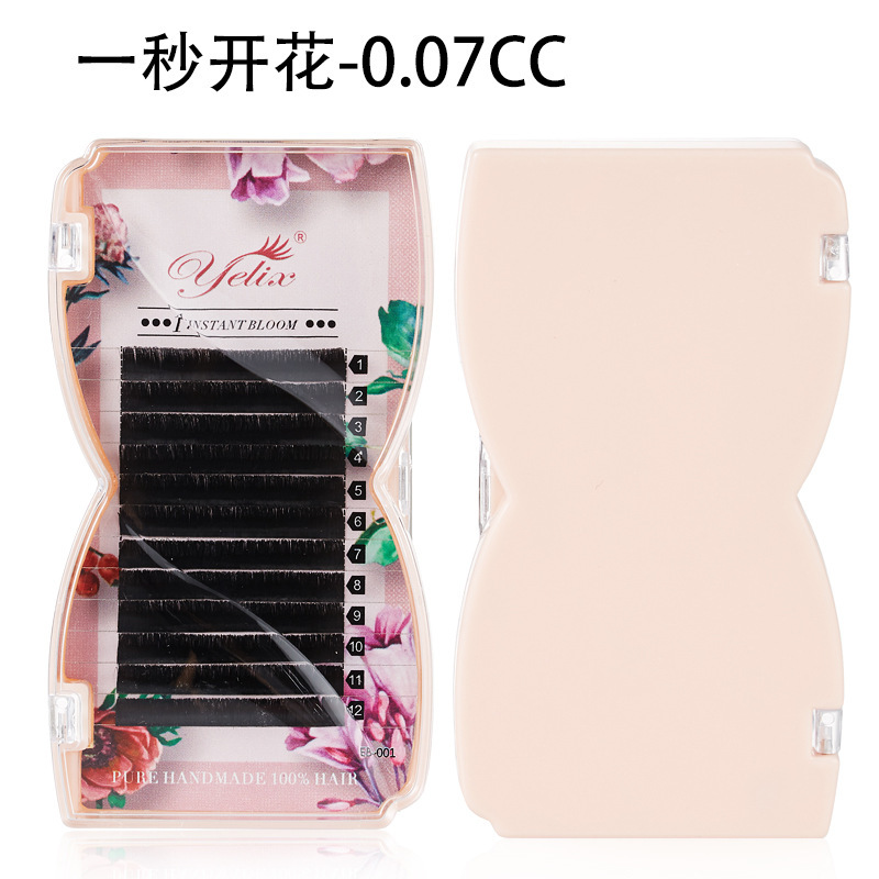 Qingdao, pestañas falsas europeas y estadounidenses, pestañas densas y florecientes en un segundo, pestañas de injerto suave, pestañas injerto transfronterizas, para la tienda de pestañas especiales
