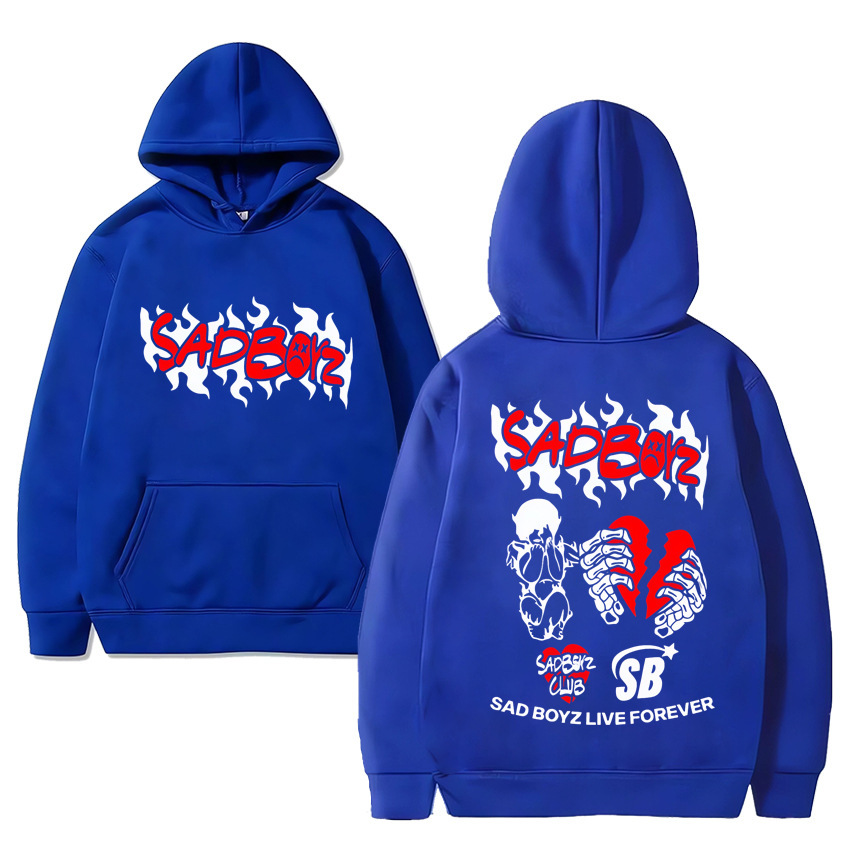 Junior H Sad Boyz music Hoodie New Men Women vintage Fleece