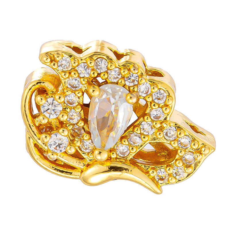 Douyin Venta caliente Colgante de microincrustaciones de cobre chapado al por mayor Cientos de colgantes de cobre opcionales a su gusto, fábrica de origen al por mayor sin cadena