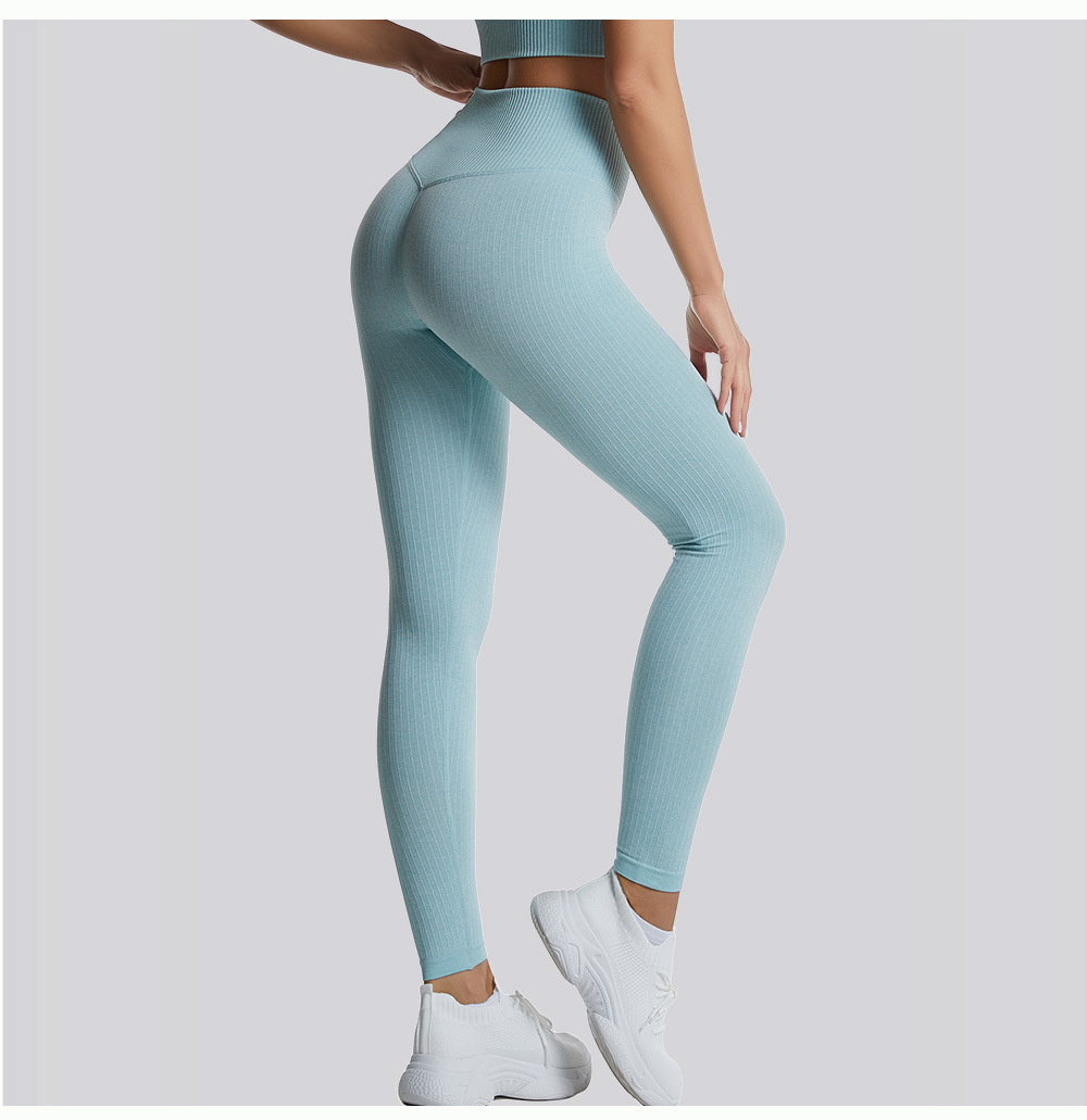 Classic Style Solid Color Chemical Fiber Blending Nylon Active Bottoms Leggings display picture 4