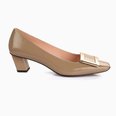 Elephant gray patent leather (4.5) in stock