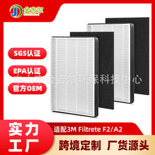 F2/A2适配3M Filtrete FAP-C02WA-G2 FAP-C03BA-G2空气净化器滤网