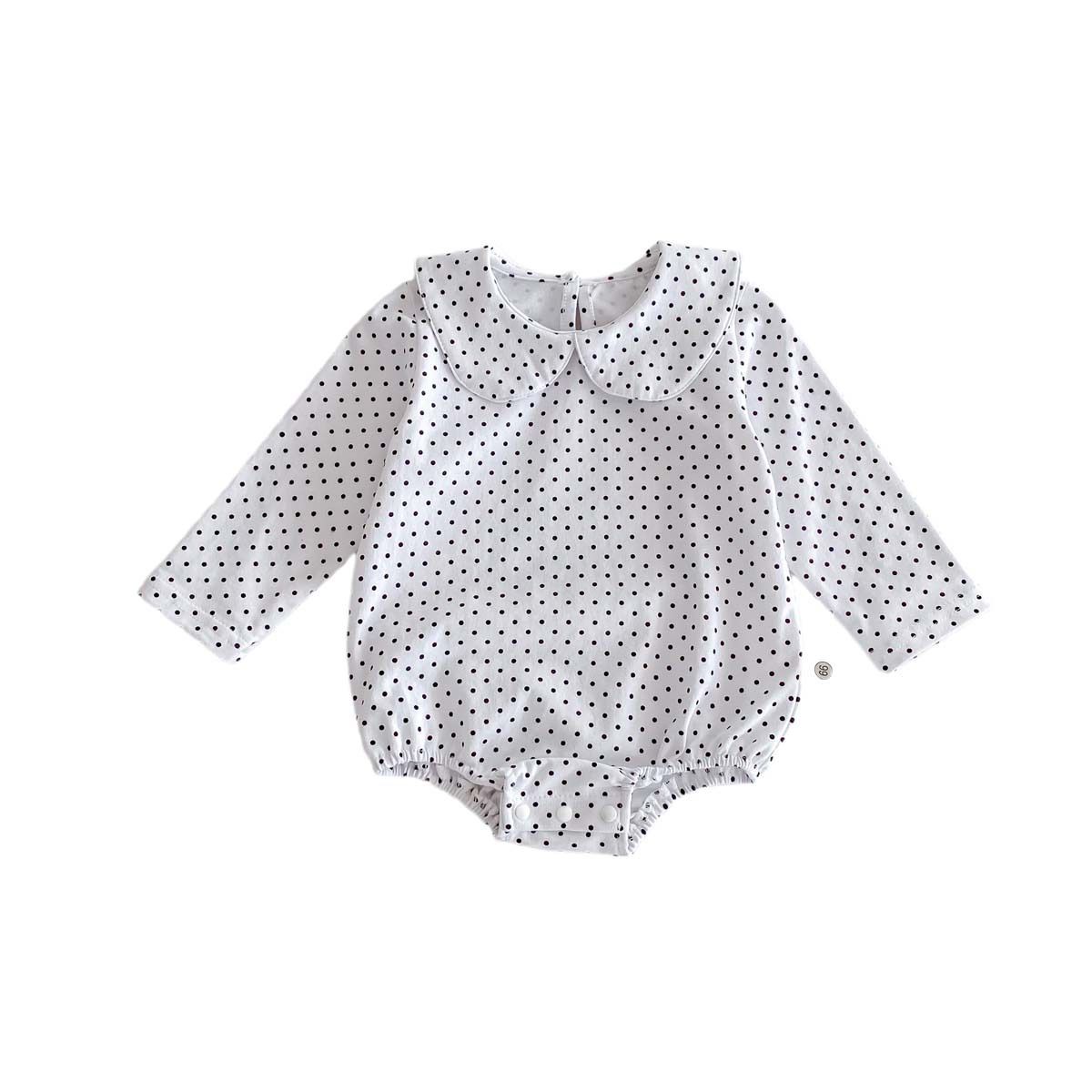 Bebé niños primavera y otoño muñeca collar triángulo bolsa pedo mameluco bebé niña manga larga tocar fondo desgaste exterior de una pieza mameluco