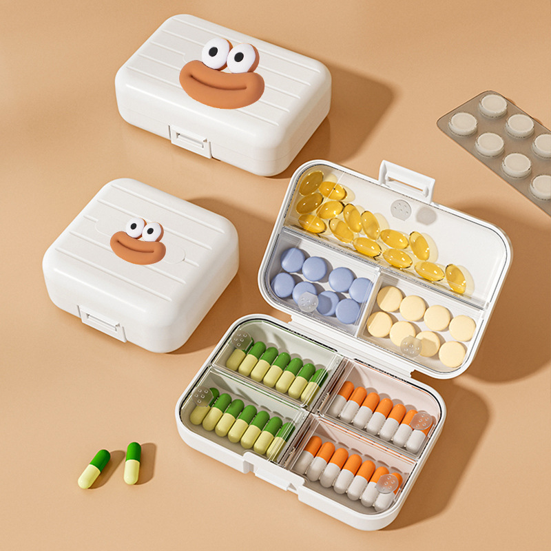 薬箱の携帯薬品は収納箱に分けて密封して錠剤を包装して一週間の七日間の小さい薬箱を持って一日三食を分けます。|undefined