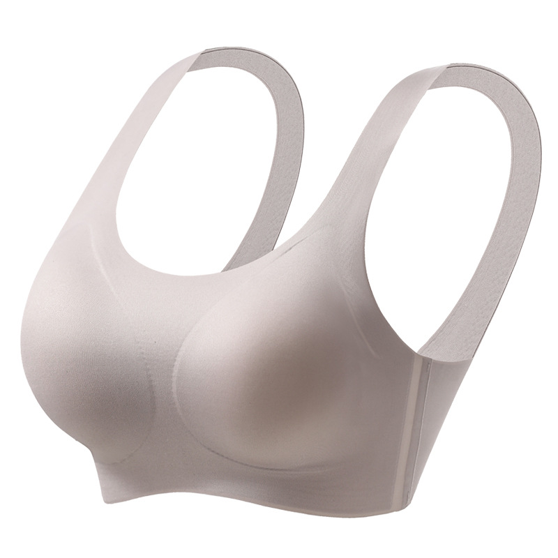 Sin anillo de acero, envoltura estable, pecho pequeño de niña, sujetador de copa vacío, ropa interior, pecho pequeño de mujer, ropa interior de mujer sin costuras