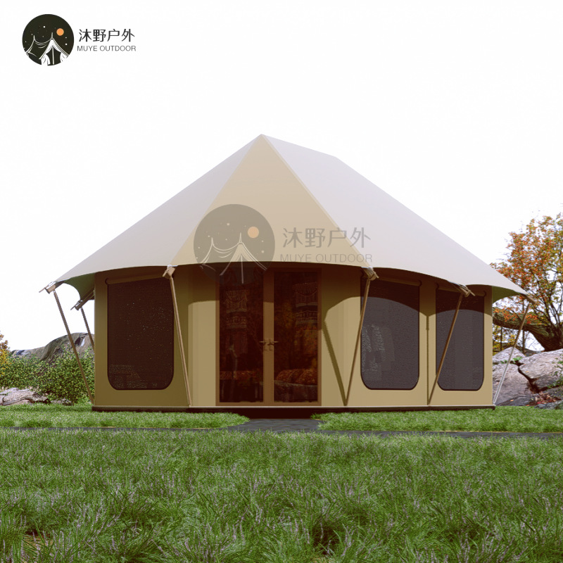 Muye al aire libre de alta gama proyecto de turismo cultural punto escénico hotel de lujo camping tiendas de campaña residencial gran tienda de campaña