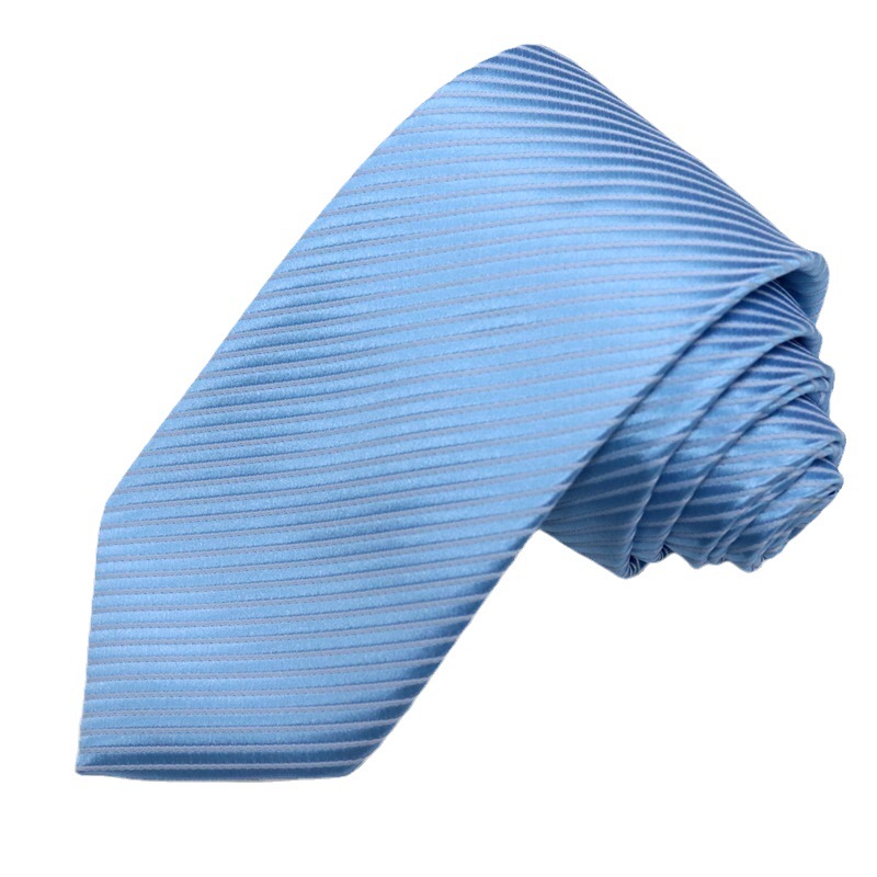 Senior business hand-made blue striped Shaoxing Shengzhou men's tie men's suit formal college style foreign trade wholesale_voghion.com