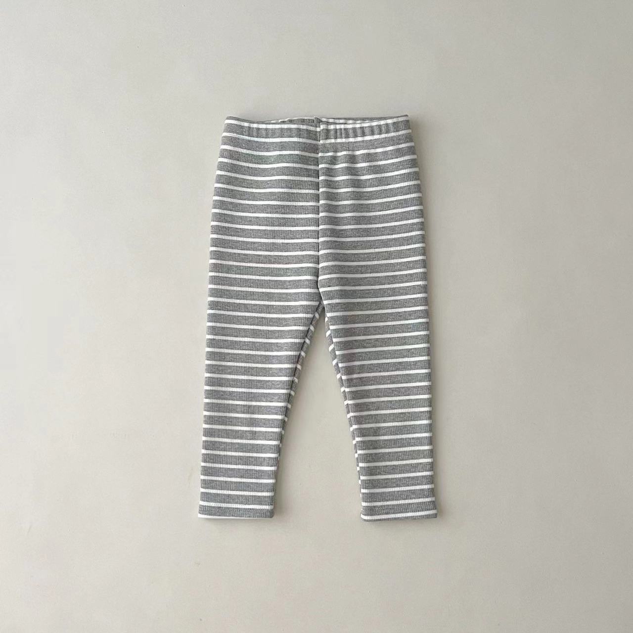 2023 Otoño e Invierno niñas SLIM-Fit color sólido polainas ropa exterior lana pull-up casual algodón bebé bottoming Pantalones