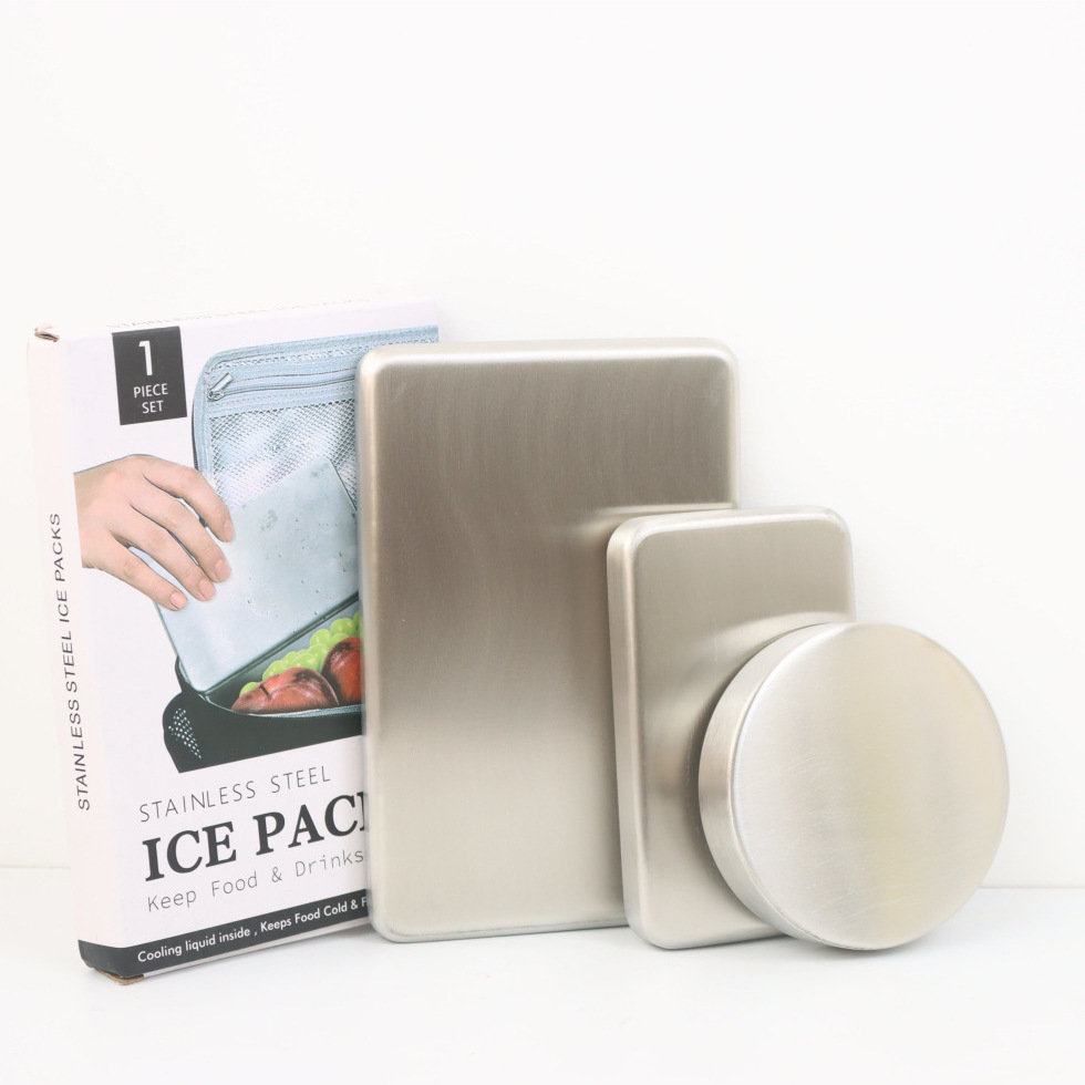 Cross-border hot-selling product: Directly supplied by the manufacturer, stainless steel lunch box insulation bag with ice packs, ice boxes, ice bricks, and ice trays for freezing and preservation