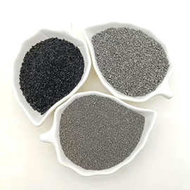 厂家出售金刚砂灰色金刚砂 喷砂除锈水处理黑色石英砂彩色金刚砂