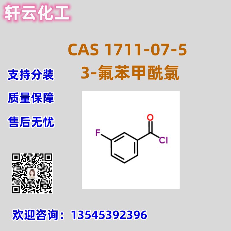 现货库存 3-氟苯甲酰氯 CAS 1711-07-5 间氟苯甲酰氯 品质保证