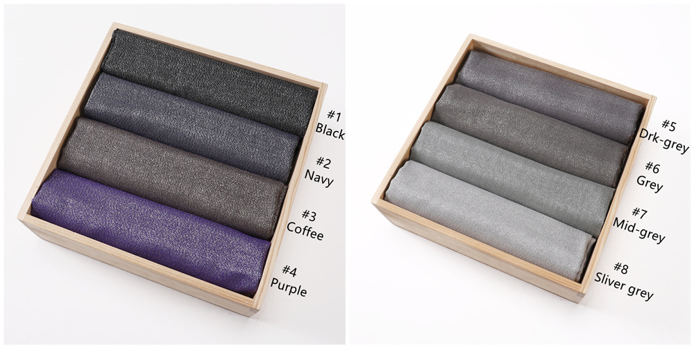 125g Weight Women's Fashion Solid Color Rayon Cotton Linen Scarves
