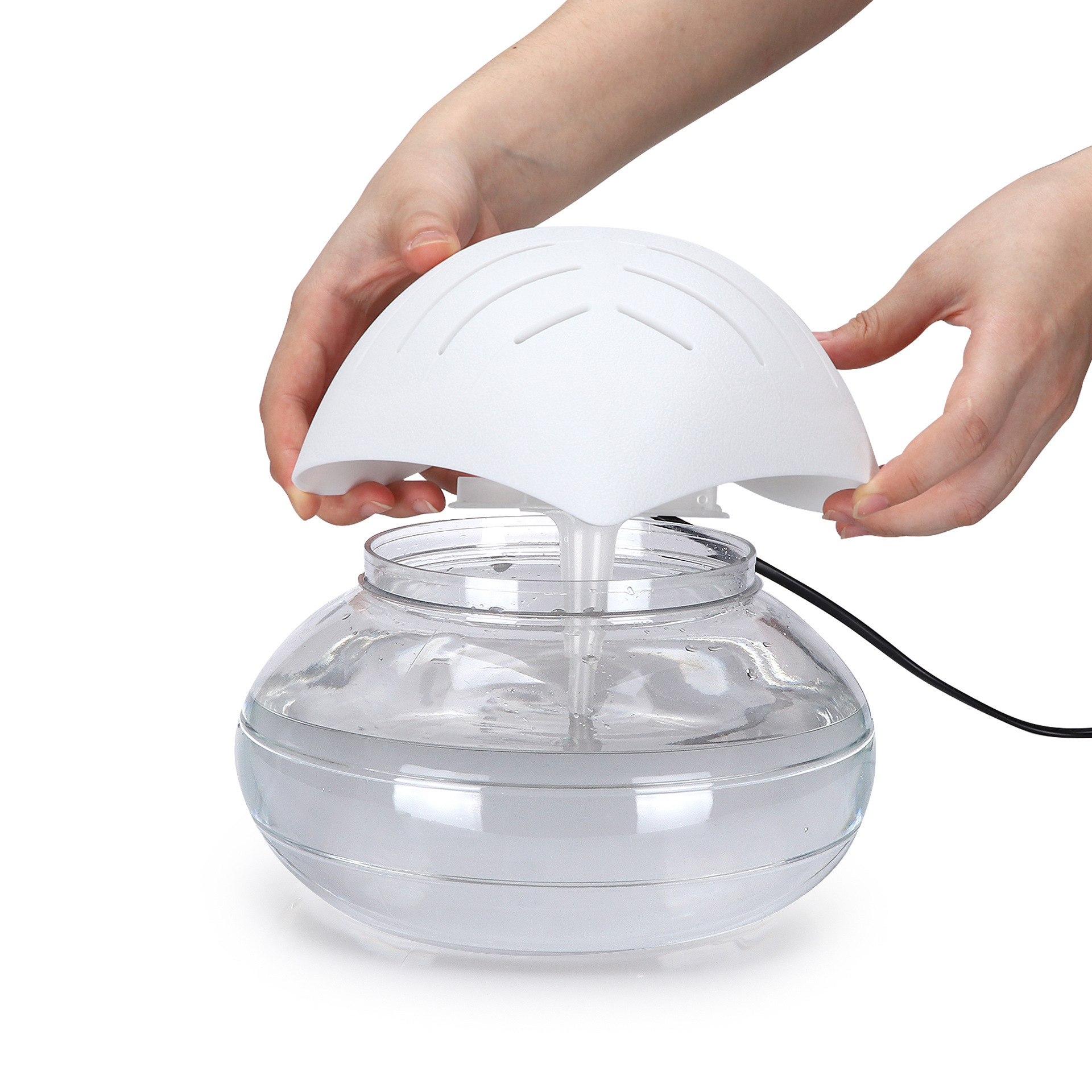 Export Water Washing Air Purifier Fresh Machine Negative Ion Purification Fog-Free Humidifier Gift KJ169