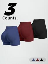 O 33465 High Waist Yoga Shorts �����٤�̿� ŷ���羳