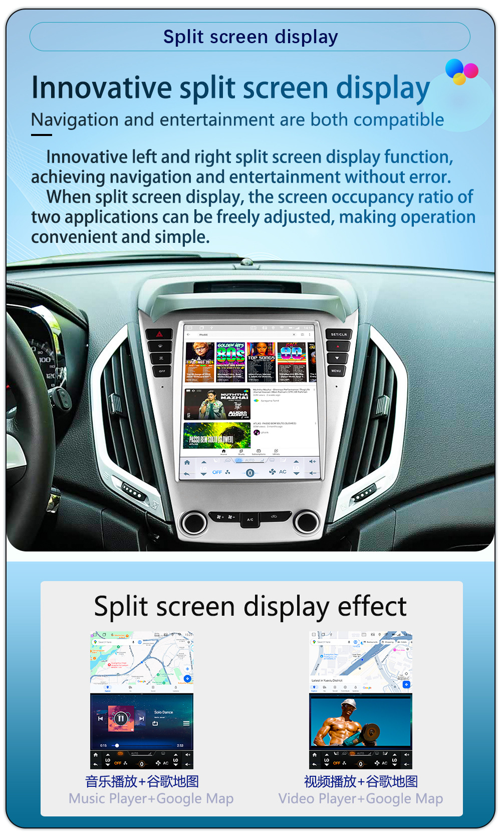 Suitable for 10-16 Model Chevrolet Equinox Lt Central Control Modification 4g Large Vertical Screen 8-Core Navigator