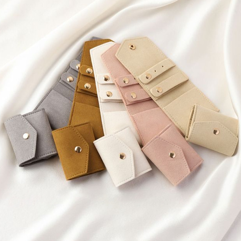 50g Weight Jewelry Packaging Bags Classification Daily Occasion Pu Leather Material Solid Color Pattern Casual Style Pu Leather Casual Daily Solid Color Jewelry Packaging Bags 9