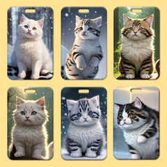 甜甜私房貓卡套批發學生飯卡校牌胸牌工作證門禁卡套小卡廠牌胸牌