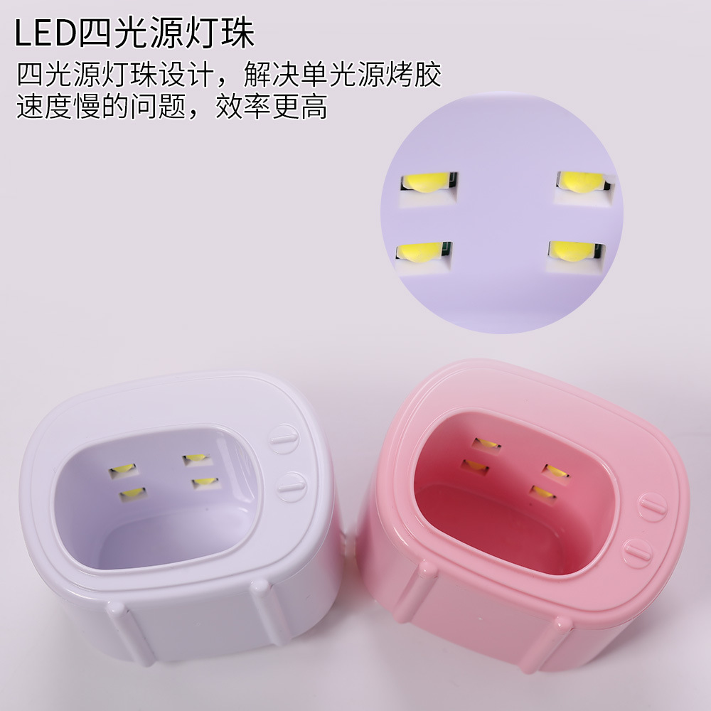 Lámpara de uñas mini tipo TV con secado rápido UV LED