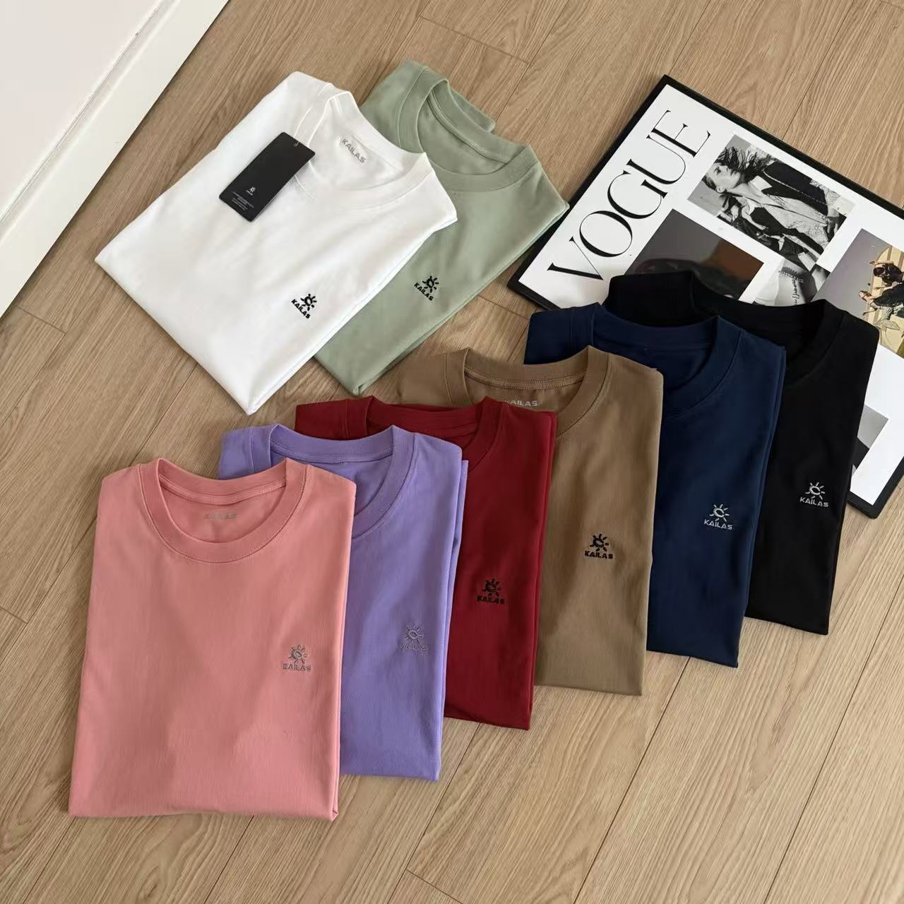 KA凯乐石小太阳26新款纯色刺绣短袖T恤夏季宽松休闲百搭潮流