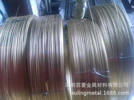 工艺饰品洋白铜线 耳机线用铜丝 C7521白铜带 锌白铜丝 软料 硬料