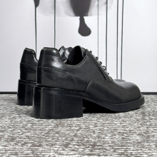 一件代发头层牛皮6cm高跟皮鞋男高级感潮男鞋子透气防臭增高鞋男