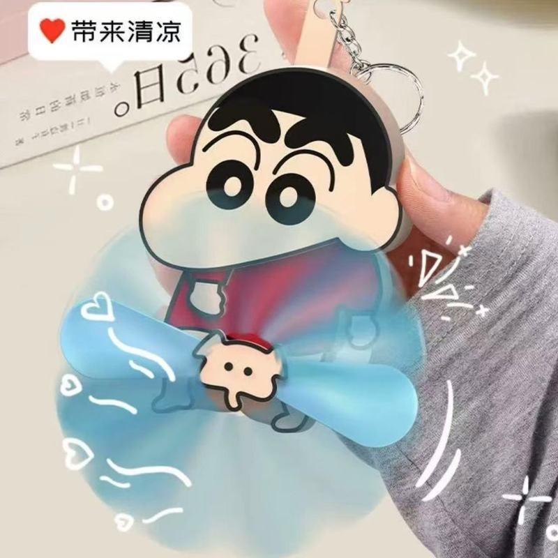Douyinと同じクリエイティブな漫画のプッシュ式Xiaoxin Trick-or-Treatハンドファンダブルリーフ折りたたみ式Xiaoxinファンキーホルダー|undefined