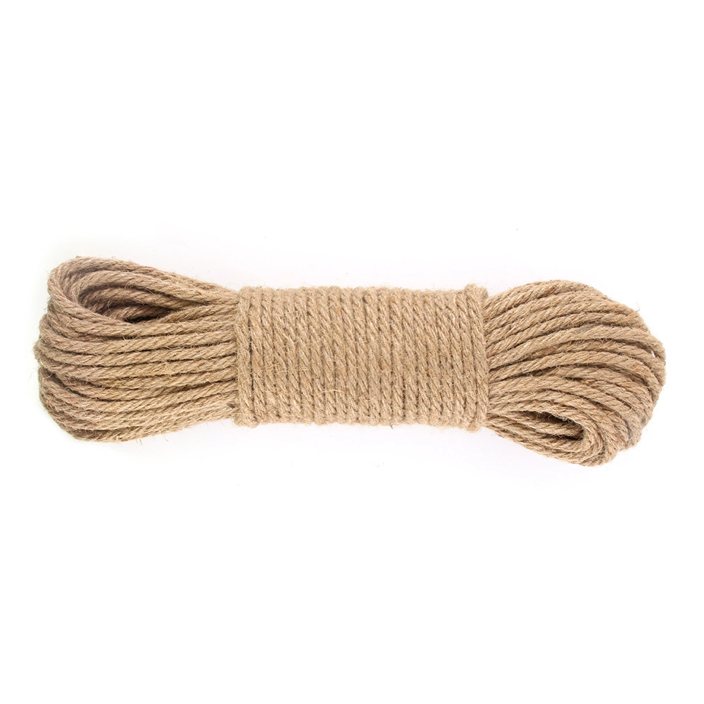 Hemp Bondage Rope (Muqu) 5–40 m options, natural jute, metal or plain ends