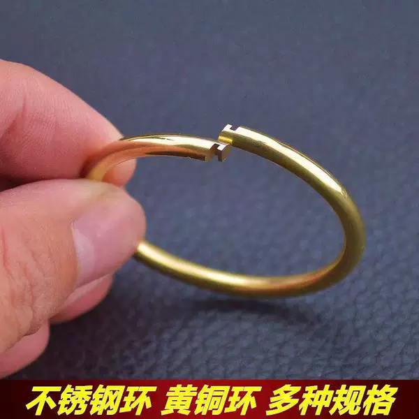 Open ring key ring ring stainless steel key ring waist hanging handmade key ring accessories bayonet ring factory direct sales