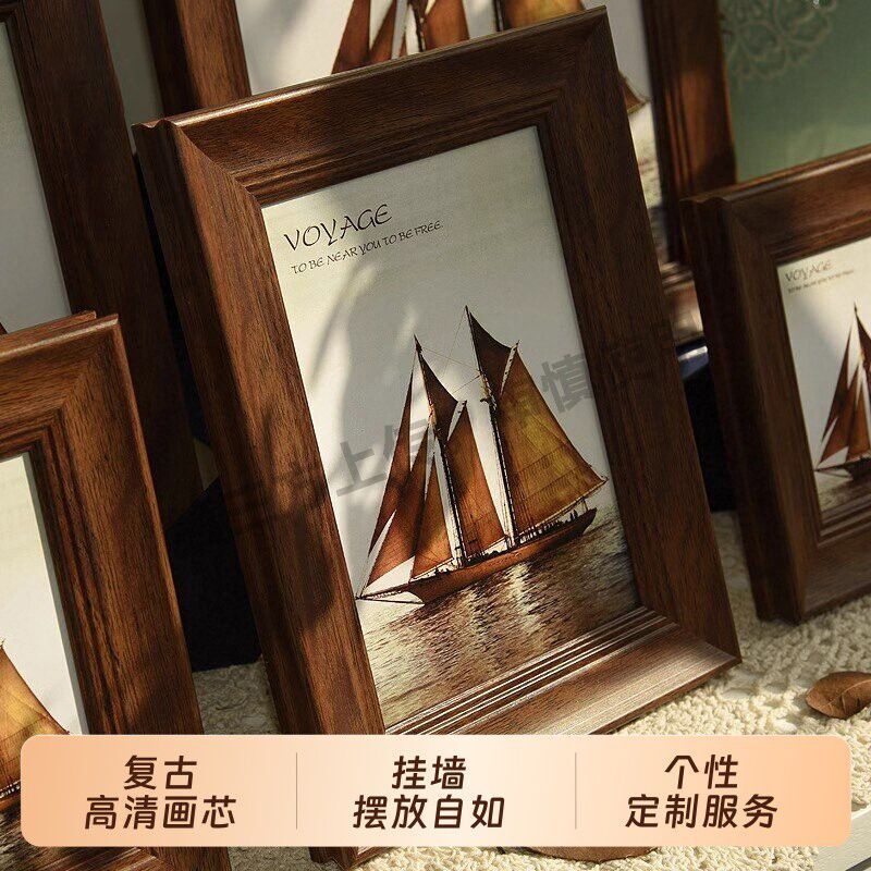 American-Style Vintage Photo Frames Wholesale 6inch Rectangular DIY Decorative Hanging Artwork Wooden Picture Frames Empty Frames for Mounting and Hanging on the Wall American-Style Vintage Photo Frames Wholesale 6inch Rectangular DIY Decorative Hanging Artwork Wooden Picture Frames Empty Frames for Mounting and Hanging on the Wall