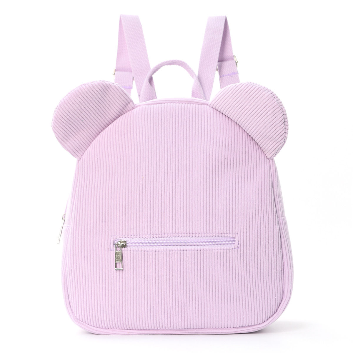 Mochila de felpa transfronteriza 2025 nueva moda casual oso oreja mochila de dibujos animados para niños