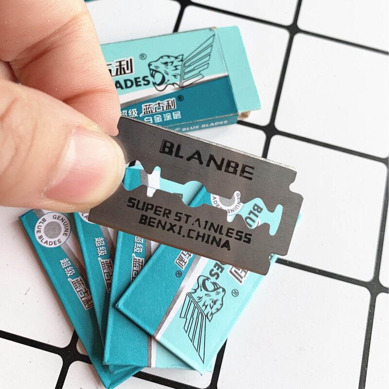 Genuine Double-Sided Razor Blades, Traditional Razor Blades, Manual Shaving Razor Blades, Universal Razor Blades for Shaving