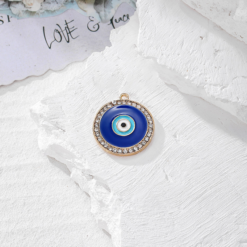 DIY Jewelry Accessories Classification 10 PCS/Package 19 * 24mm Alloy Devil's Eye Polished Pendant DIY Jewelry Accessories
