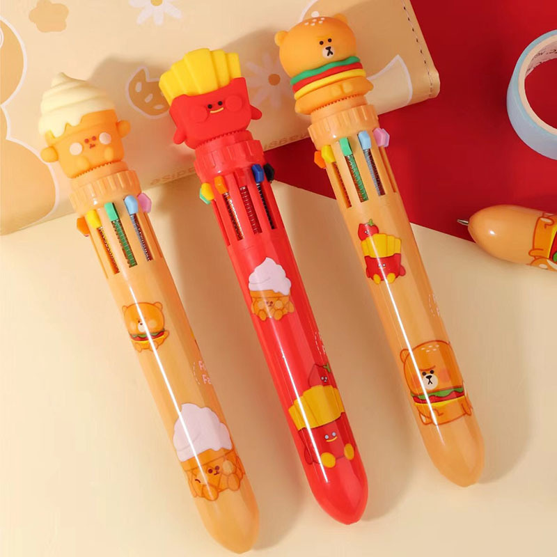 12 bolígrafo creativo 12 colores multifunción bolígrafo de color estudiantes bolígrafo multicolor bolígrafo atómico NaYou