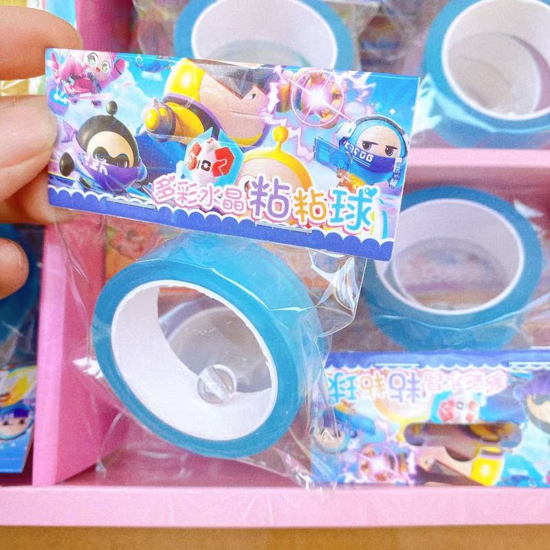 子供用カラフルな粘着ボール減圧テープ手作り DIY ボールテープ漫画 24 個学生売店|undefined