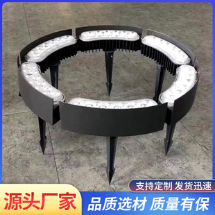 led tree-holding lamp circular column corrugated lamp outdoor waterproof tree-shooting floodlight landscape greening colorful tree-holding lamp