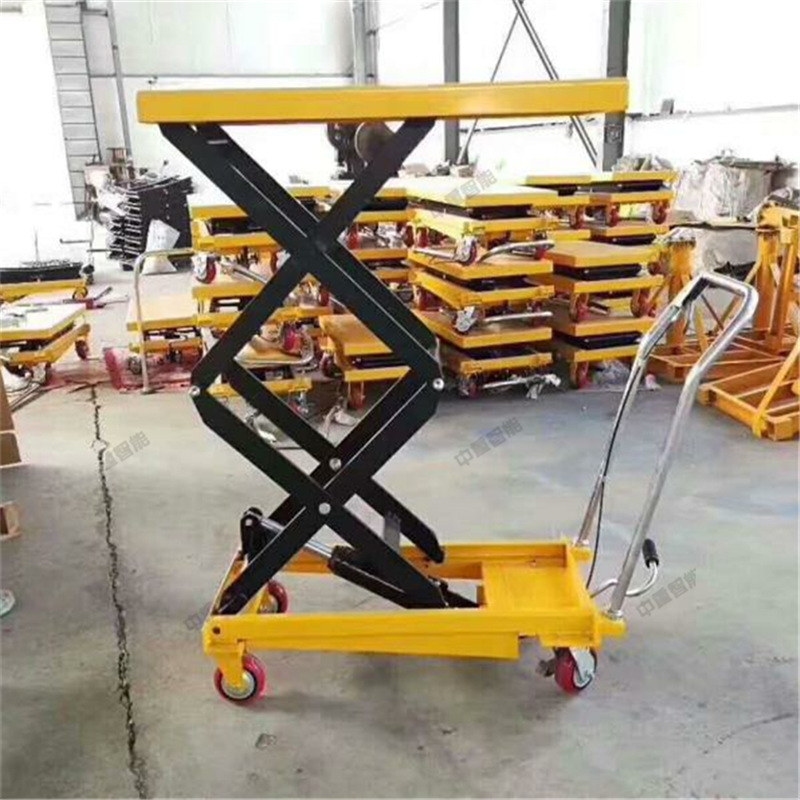 使用安全可靠手动液压防爆升降平台 148KG手动液压防爆升降平台