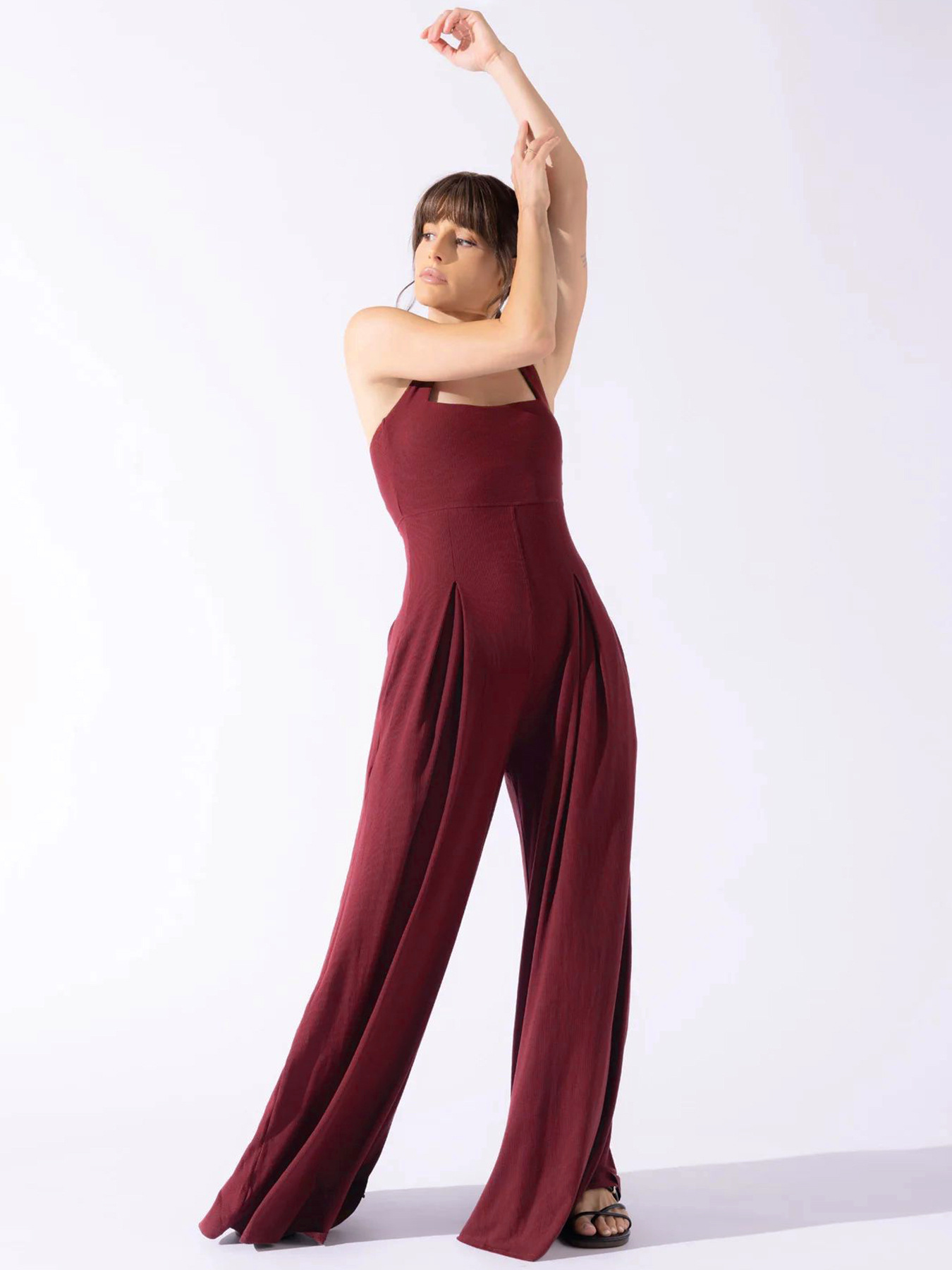 Women's Daily Street Simple Style Streetwear Solid Color Full Length Jumpsuits display picture 12