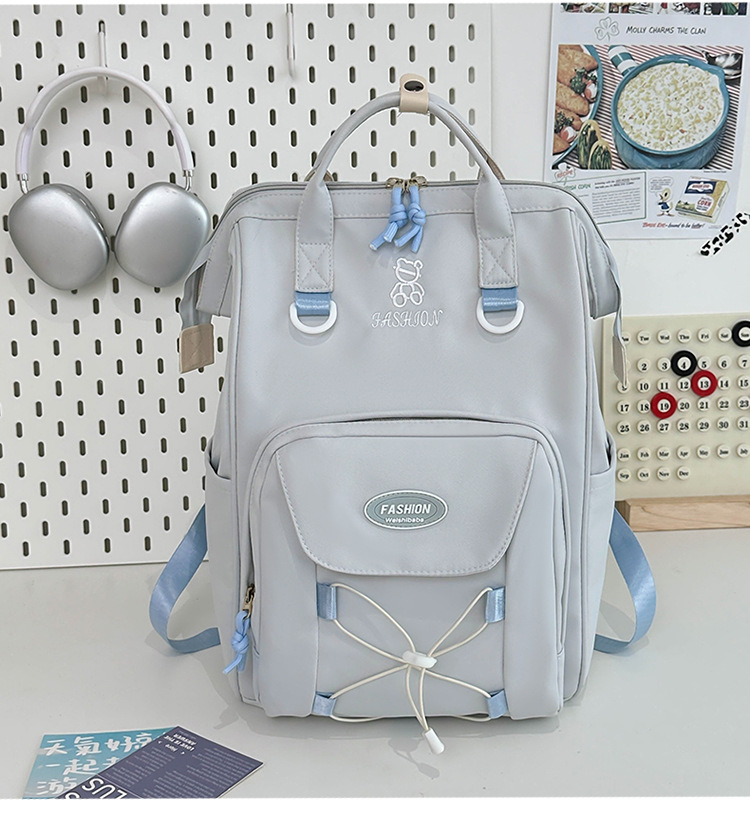 Kids Backpacks High Value Schoolbag Cream Cute Versatile Backpack Junior High School Student Schoolbag Female Dopamine Backpack_voghion.com