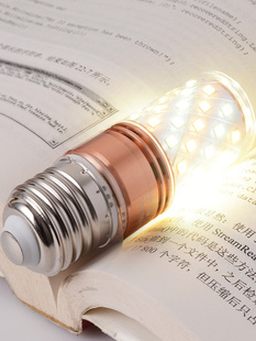 ✅ Led Light Bulb E14 Small Screw Mouth E27 Household Ultra-Bright Energy-Saving Corn Lamp Crystal Chandelier Tip Bubble Candle Light