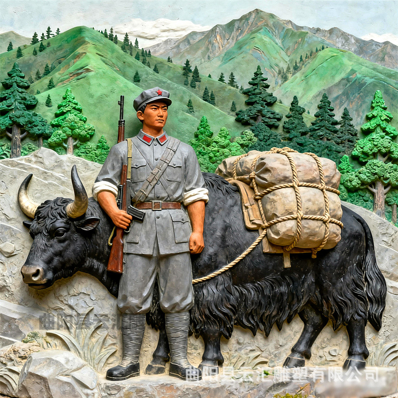 铸铜玻璃钢仿铜牦牛开荒牛华尔街牛雕塑水牛牦牛民俗装饰摆件厂家