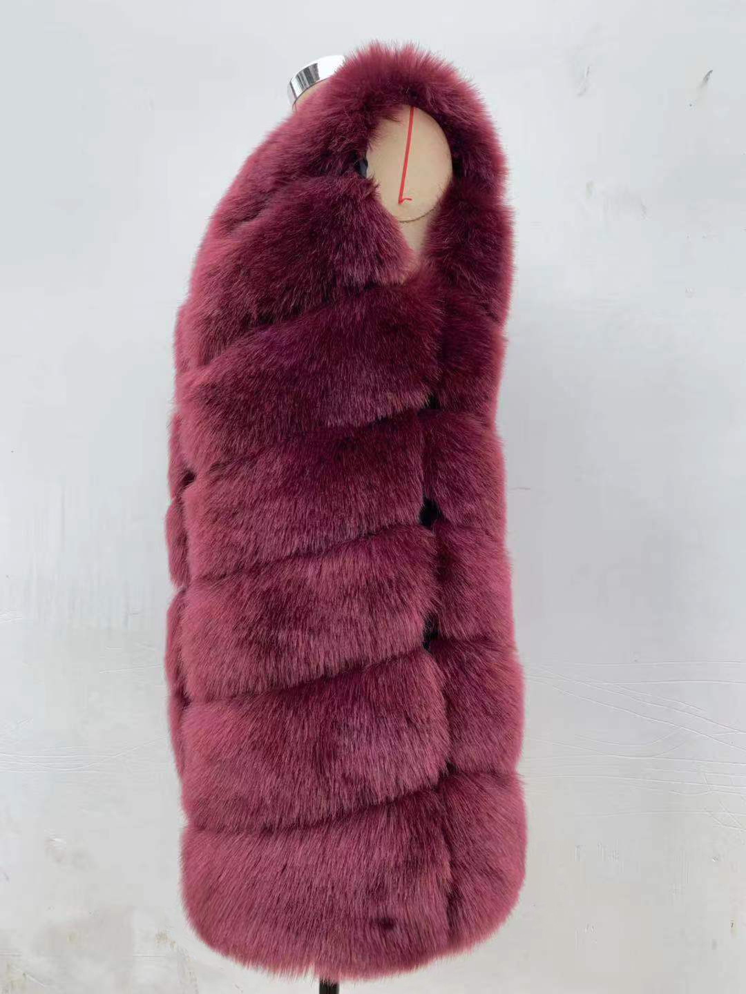 Damen Kunstfellweste Ärmellose Weste Für Herbst Und Winter_voghion.com