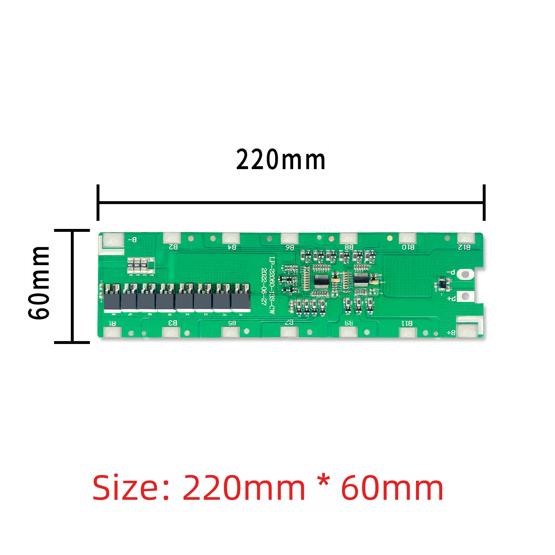 Goldin Linpeng 13-series 48V unified 20A electric scooter integrated board 18650 lithium battery protection board
