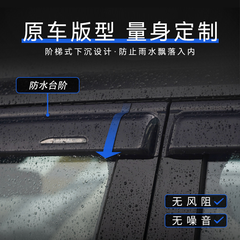 Tenxinrui es adecuado para Gran Muralla Haver Raptor coche lluvia escudo ventana lluvia ceja modificación lluvia escudo accesorios exteriores