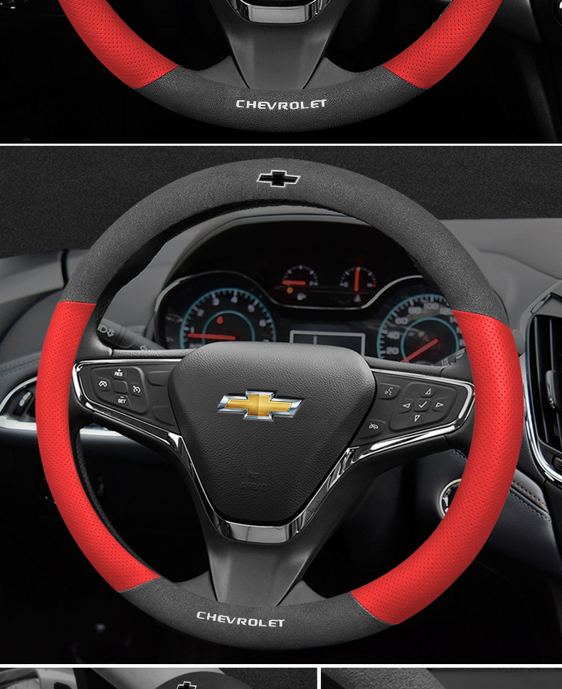 Chevrolet Steering Wheel Cover Malibu XL Saioco Woz Cruze Detector Copaci Fur Handle Cover