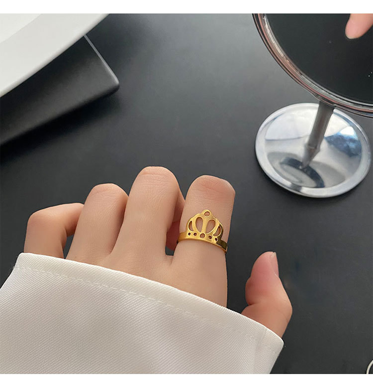 1 Piece Quantity Daily, Shopping Occasion 1 Piece Simple Style Geometric Titanium Steel Rings