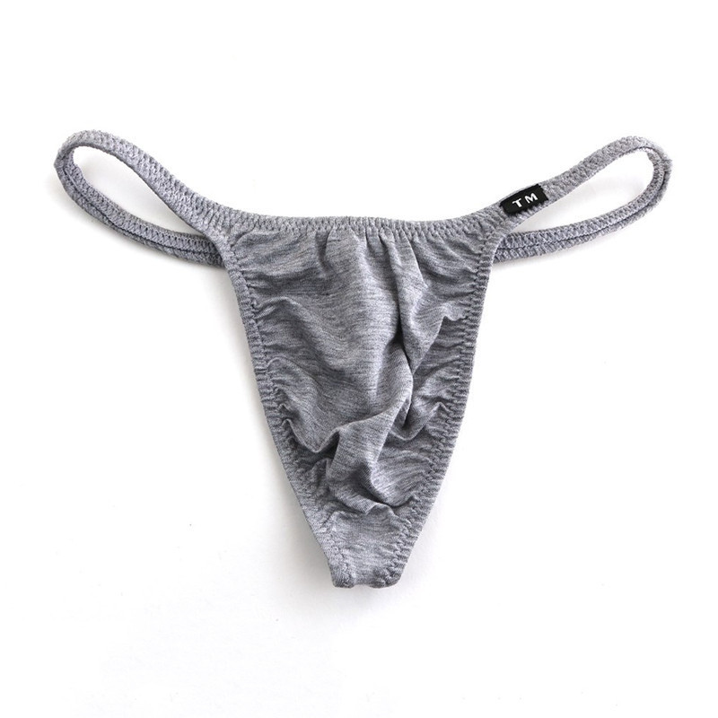 Men's cotton T-shaped underwear sexy breathable boys T-pants pants Four Seasons can wear bottoming low waist underwear Retail Wholesale