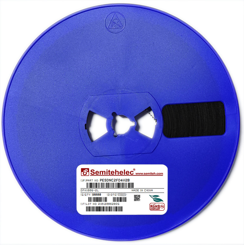 PESDNC2FD4V2B ESD静电保护二极管 DFN1006-2L SEMITEH 原装正品