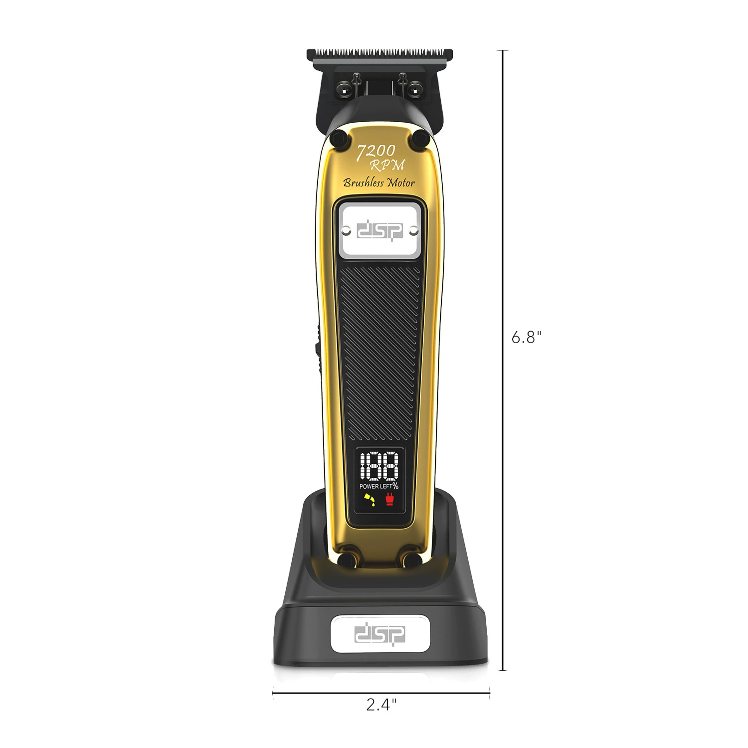 DSP/ Машинка для стрижки Hair clipper, бесщеточный электродвигатель для стрижки